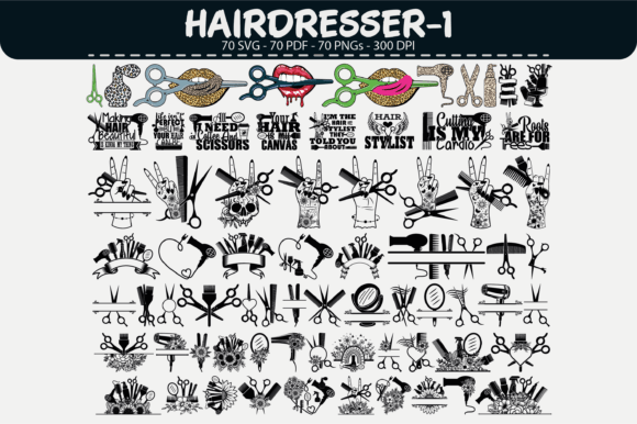 70 Hairdresser Vector Designs for Creatives