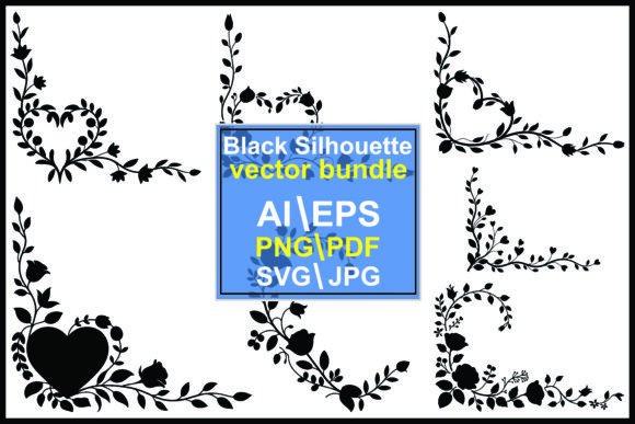 Black Floral Corner Ornaments: Design Guide