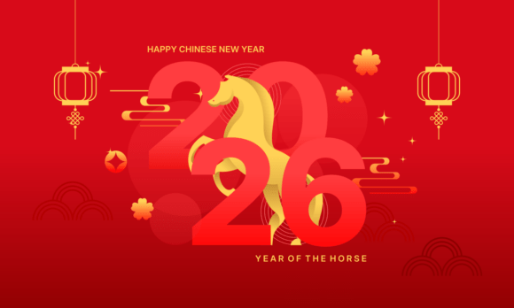 Chinese New Year 2026 Horse Ornament Design