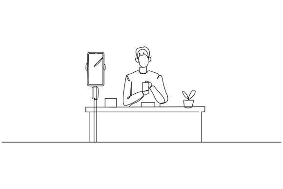 Continuous Line Design of a Male: Integrating Minimalist Vector Assets into Professional Workflows