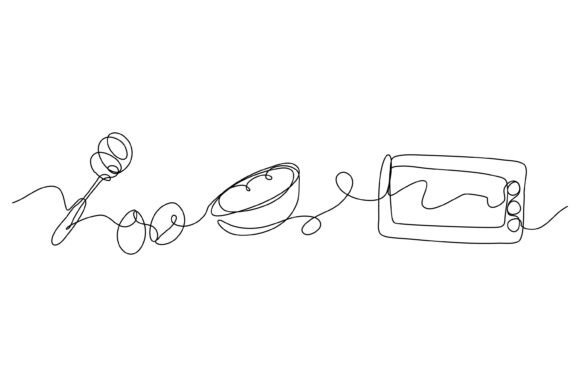 Continuous Line Design of Cake