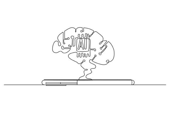 Continuous Line Design of Computer Art