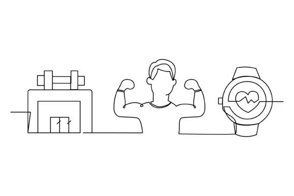 Continuous Line Design of Muscle: Merging Anatomical Precision with Minimalist Art