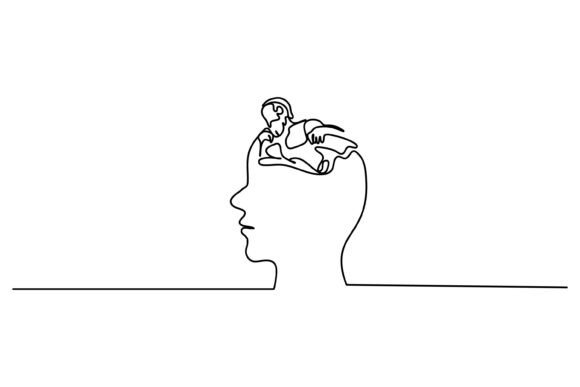 Continuous Line Design of Philosophical: The Art of Unbroken Thought