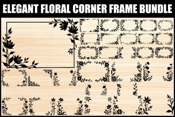 Elegant Floral Corner Frame Bundle Guide