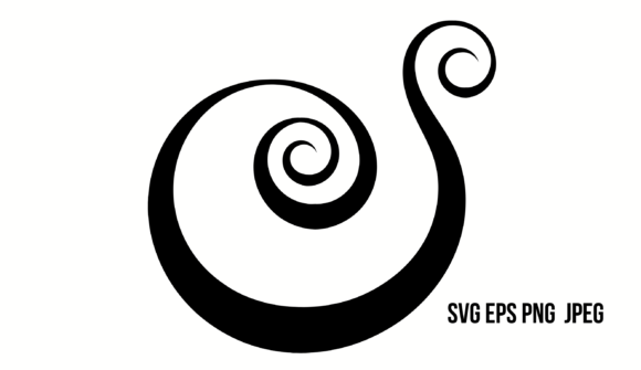 Elegant Swirl: Integrating Natural Flourishes into Modern Graphic Design