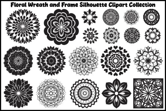 Elevate Designs with Floral Wreath Frames