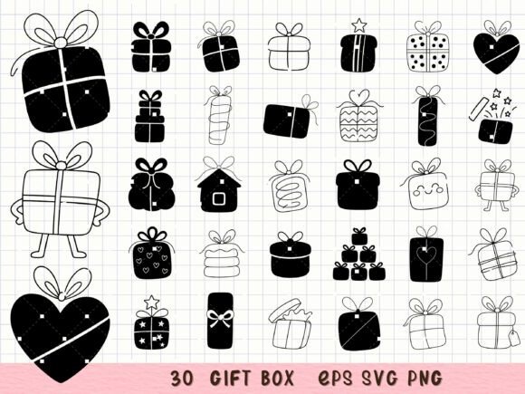 Evaluating the Gift Box SVG Cute Present Silhouette Bundle for Creative Projects