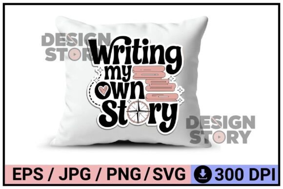 Evaluating the Writing My Own Story Vector T-shirt Art for Creative Projects