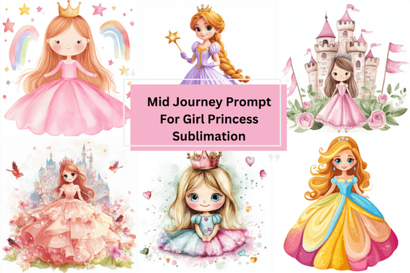 Girl Princess Sublimation Design Guide