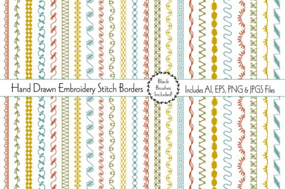 Hand Drawn Embroidery Stitch Borders: A Practical Guide for Digital Crafters and Designers