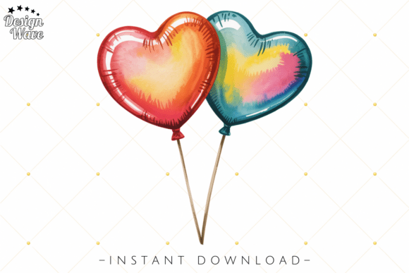 Integrating Heart Balloon Picks Valentine PNG into Your Creative Workflow