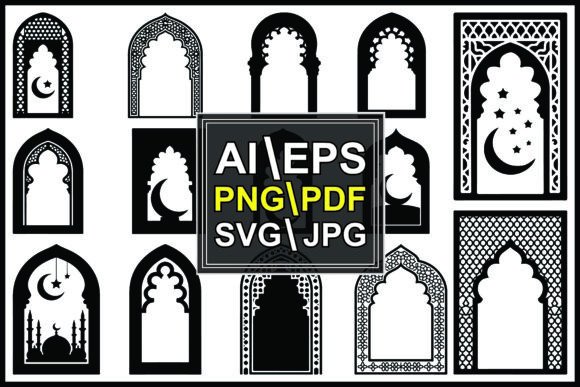 Integrating Islamic Window and Mosque Silhouette Assets into Professional Design Workflows