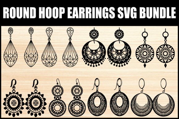 Round Hoop Earrings SVG Bundle Guide
