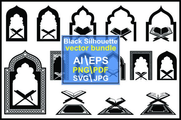 Silhouette Islamic Architecture Quran: Strategic Visual Assets for Branding and Design