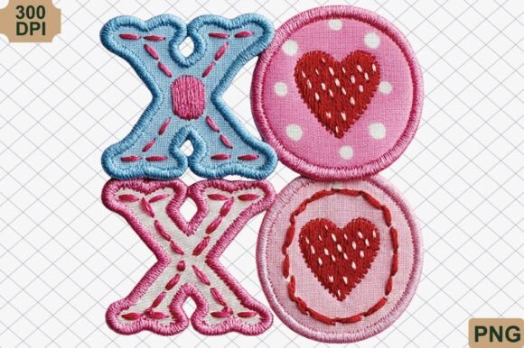 Unlocking the Charm of Valentine XOXO Patch PNG Designs for Creative Projects