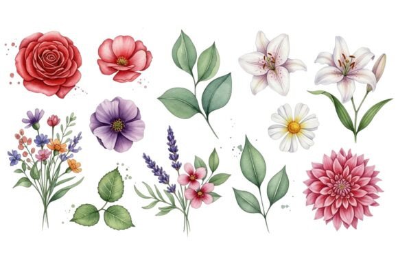 Watercolor Mixed Flower Collection: A Practical Guide for Designers and Crafters